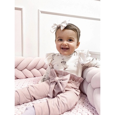 Palala Čelenka s mašlí s motivem hus bílá – Zboží Dáma