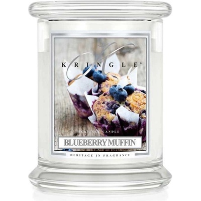 Kringle Candle Blueberry Muffin средна ароматна свещ с 2 фитила (411 g),