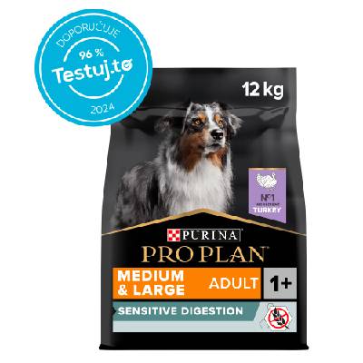 Purina Pro Plan Medium & Large Adult Sensitive Digestion Grain Free krůta 12 kg