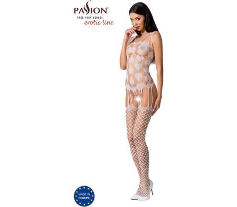 Passion Bodystocking BS067 biely