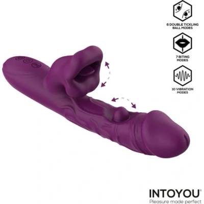 INTOYOU Реалистичен мултифункционален рабит вибратор Bella