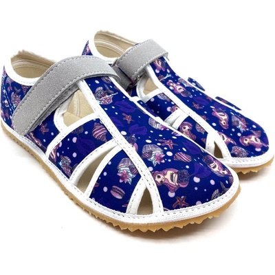 Jonap Barefoot papuče Home New Fialová mořská panna