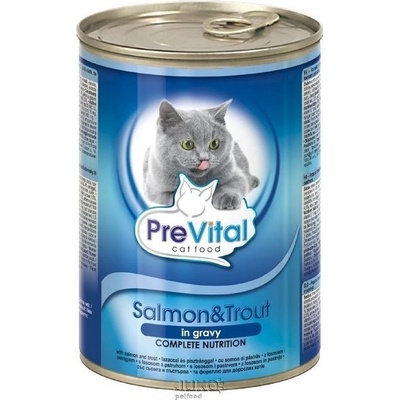 PreVital Cat s lososom a pstruhom 415 g