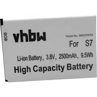 VHBW Батерия за Ulefone S7, 2500 mAh (888200059)