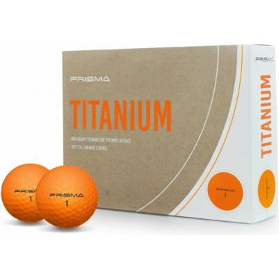 Masters Golf Prisma Titanium oranžové 12 ks