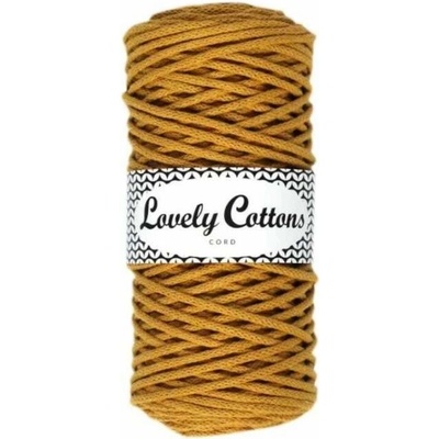 Bavlněná šňůra Lovely Cottons 3mm - Mustard