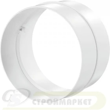 Image 1 of VENTS КОНЕКТОР ЗА ВЪЗДУХОВОД 111 ф100 ПВЦ (111)