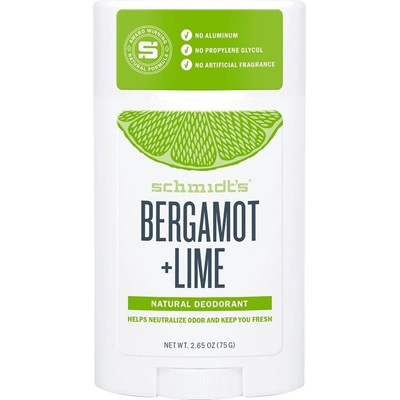 Schmidt's deostick bergamot a lime 75 g
