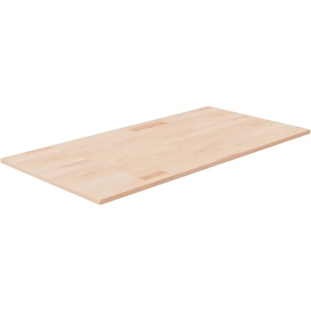 Image 1 of vidaXL Плот за баня 100x50x1, 5 см необработено масивно дърво (342925)