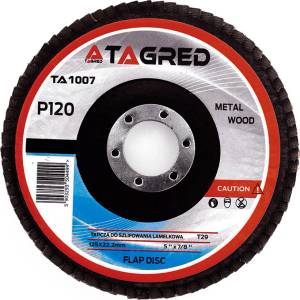 Tagred Лъскав диск 125 mm/22, 23 mm зърна P120 TA1007 (TA1007)