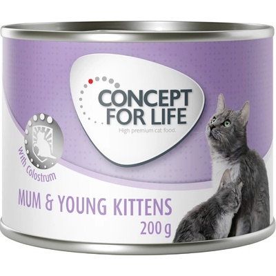 Concept for Life Mum & Young Kittens Mousse 24 x 200 g