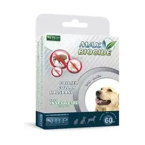 MAX Biocide Противопаразитна каишка за кучета малки породи MAX Biocide с Гераниол - 60 см (400627)