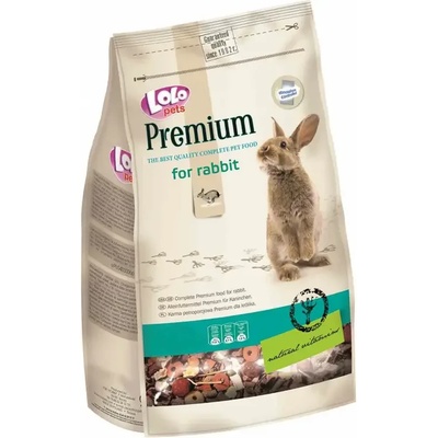 Lolo Pets Premium пълноценна храна за зайче 750гр (lo - 70127)