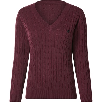 esmara Dámský pletený svetr burgundská – Zboží Dáma