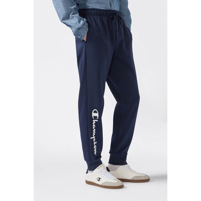 Champion Men’s Fleece Joggers Script Logo navy blue