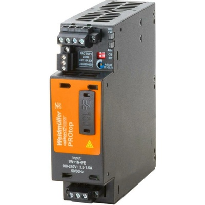 Weidmüller PRO TOP1 240W 24V 10A EX napájací zdroj, 24 V/DC, 10 A, 240 W