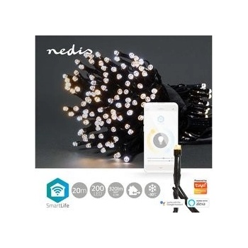 Nedis SmartLife LED Wi-Fi Teplá až studená biela 200 LED 20 m Android IOS WIFILX02W200