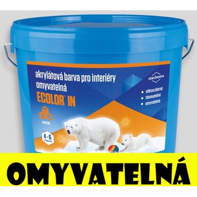 ECOLOR IN 6,8 kg bílá