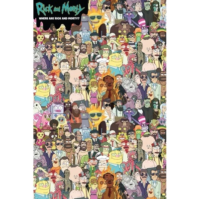 GB eye Plagát Rick and Morty - Where's Rick