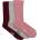 Minymo Детски спортни чорапи Minymo Kid's Wool Socks Rib 3-Pack Sports socks - Burnished Lilac - размер 19-22 (EU) (207-0521-0412)