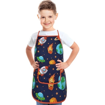 Bellatex dětská zástěra 7850/088 Vesmír 47 x 60 cm