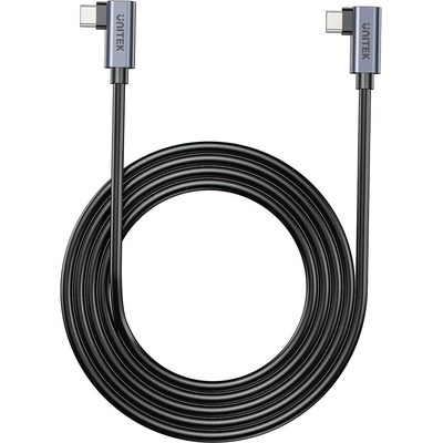 Unitek C14147ABK01-0.5M USB C 90°/90° PD 100W M/M 1m