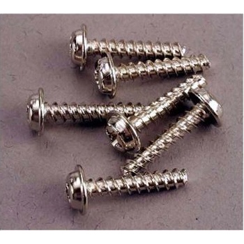 Traxxas кръстата винт 3x15mm глава с яка цинк. (6)