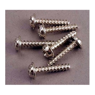 Traxxas кръстата винт 3x15mm глава с яка цинк. (6)