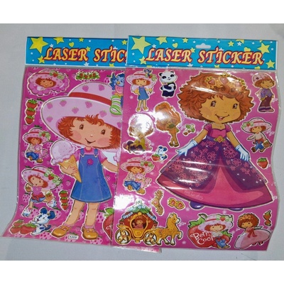 Samolepky strawberry 16 ks
