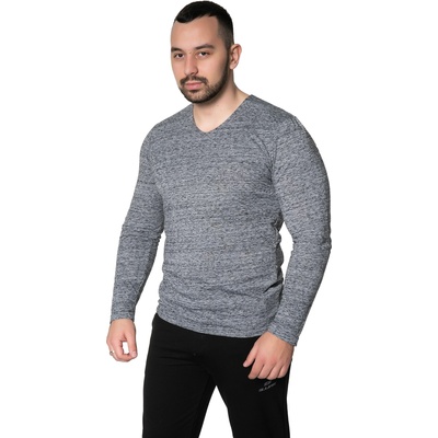 S-line БЛУЗА fleece - Черен меланж Черен меланж l