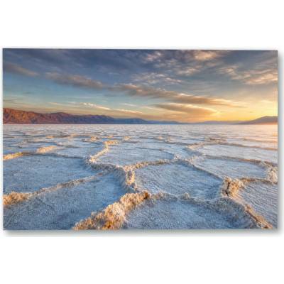 Plakát – Solná pláň při nízkém slunci 135 × 90 cm Bez rámu Ne Bez rámu