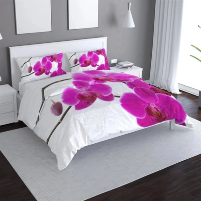 Sablio Obliečky Fialové Orchidey 140x220 70x90