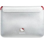Hello Kitty Чанта за лаптоп Hello Kitty PU Metal Logo, 14"", сребриста (3666339190392)