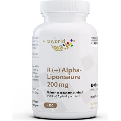 vitaworld R(+) Aлфа липоева киселина 200 mg 100 капсули | Vita World (16496658 VW)