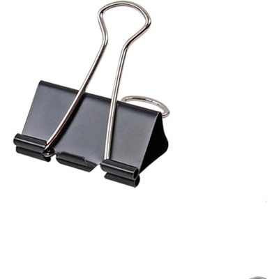 Foska Щипки за пари, 41 mm, 12 броя, черни (1090120026)