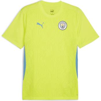 Image 1 of PUMA Manchester City FC Training Shirt 2024 2025 Adults - Yellow