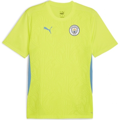 PUMA Manchester City FC Training Shirt 2024 2025 Adults - Yellow
