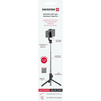 SWISSTEN ALUMINUM TRIPOD PRO 32000400