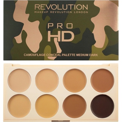 Makeup Revolution Ultra HD Camouflage Medium Dark Палитра 10gr