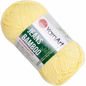 YARNART Jeans Bamboo 104 Yellow Плетива прежда (Jeans Bamboo 104)