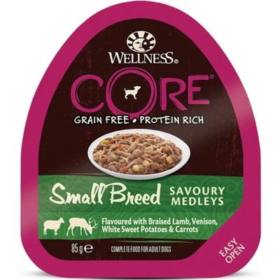 Wellness Core Wellness Dog Adult SB Sav.Med. jehne teleci slad.brambory & mrkev 85 g