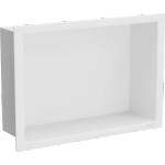 Mexen X-Wall-R вградена полица с фланец 30 x 20 см, бяла - 1920302010 (1920302010)