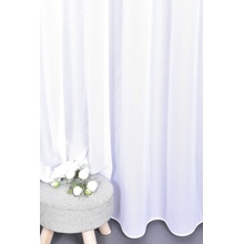 Záclona mušelín, Elegancia s olovkom, biela 170 cm