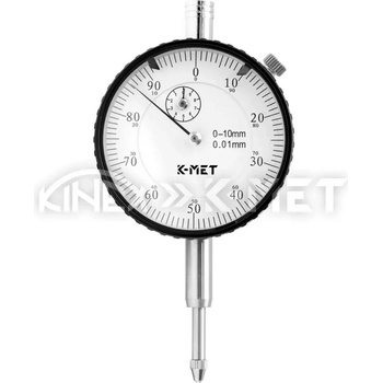 K-MET Индикаторен часовник с циферблат и ухо K-MET 1155-02-410 - 0-10 mm, 0.01 mm (1155-02-410)