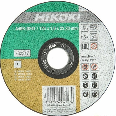 Hikoki Rezný kotúč 125 mm 782317