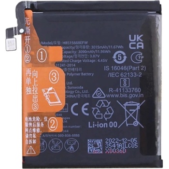 Huawei HB515668EFW / HB513341EFW Съвместима Литиево-полимерна Батерия 3.87V / 4000mAh за Huawei P50 Pocket