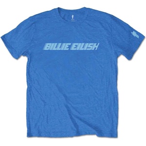 Billie Eilish Blue Racer Logo (Sleeve Print) Blue M Риза (BILLIETS02MBL02)