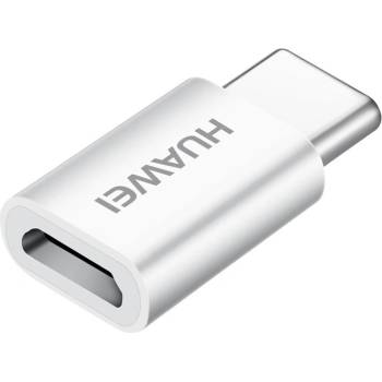 Image 1 of Huawei Преходник Huawei AP52, от USB-C(м) към microUSB(ж), бял
