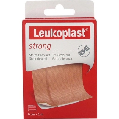 LEUKOPLAST STRONG náplasť na rany 6 cm x 1 m, pás, (inov.2020/2021) 1 ks