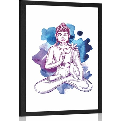 Plagát ilustrácia Budhu